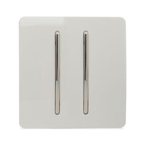 ART-SS29WH  2 Gang (1x2 Way 1x3 Way Intermediate) Ice White